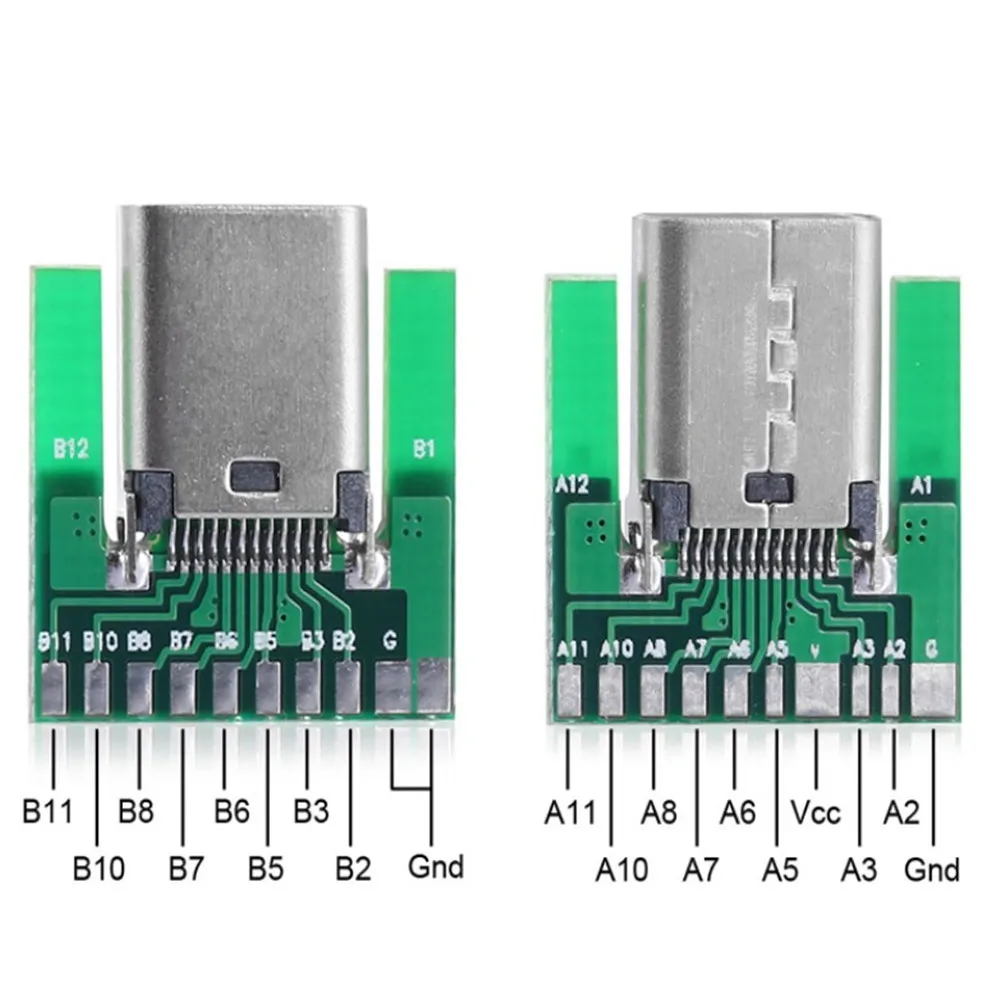 

USB 3.1 Type C Female Socket Connector Plug SMT Type With Board