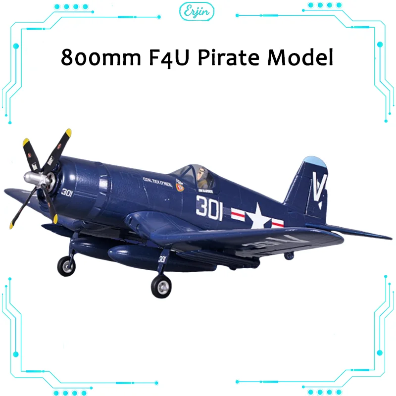 Модель летательного аппарата Fms F4u с дистанционным управлением, 800 мм