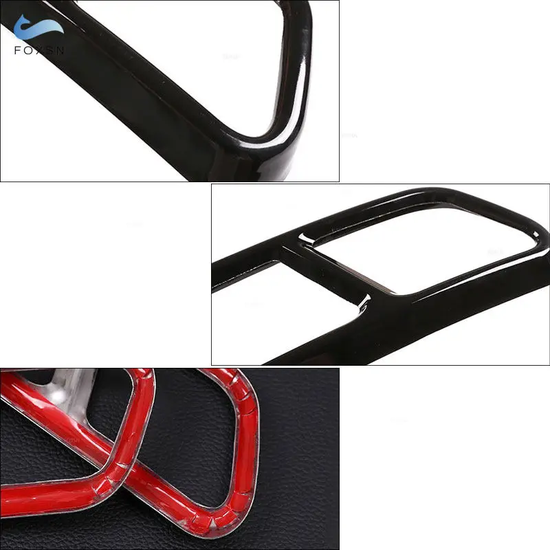 Exhaust Pipe Tip Tail Pipe Muffler Stainless Steel Car Accessories Output Cover Trim For Mercedes Benz S Class W221 W222 C217 W251 X166