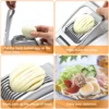 Egg Slicer Heavy-Duty Aluminum Alloy Egg Slicer Multifunctional Manual Egg Slicer Home Kitchen Mini Manual Boiled Egg Slicer 5