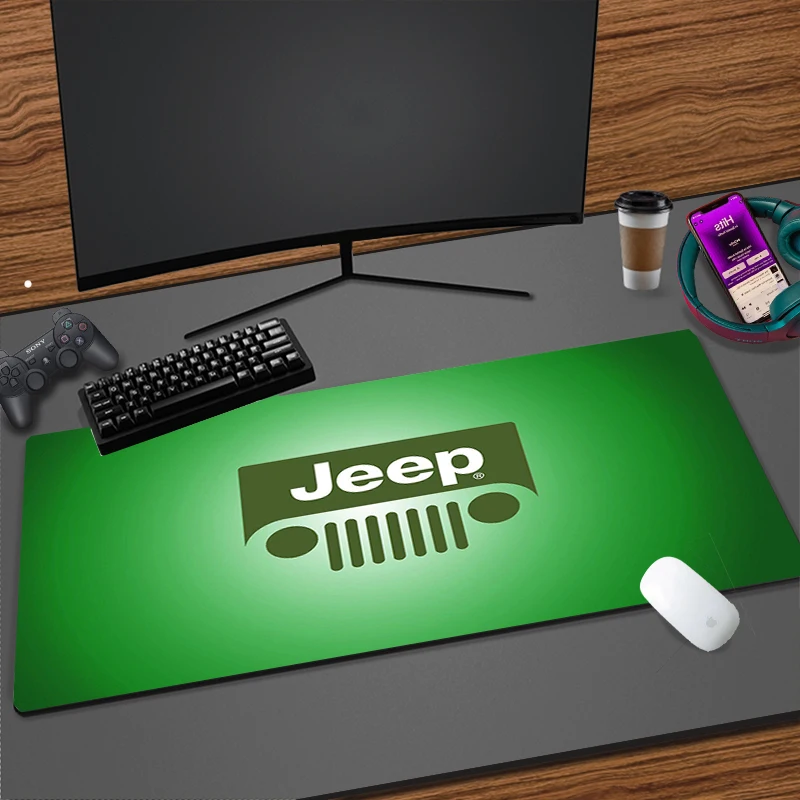 

Jeep Car Mousepad Custom Computer New Desk Mats Office Laptop Natural Rubber Soft Mouse Pad Dask mat Carpet Table Mat Desktop