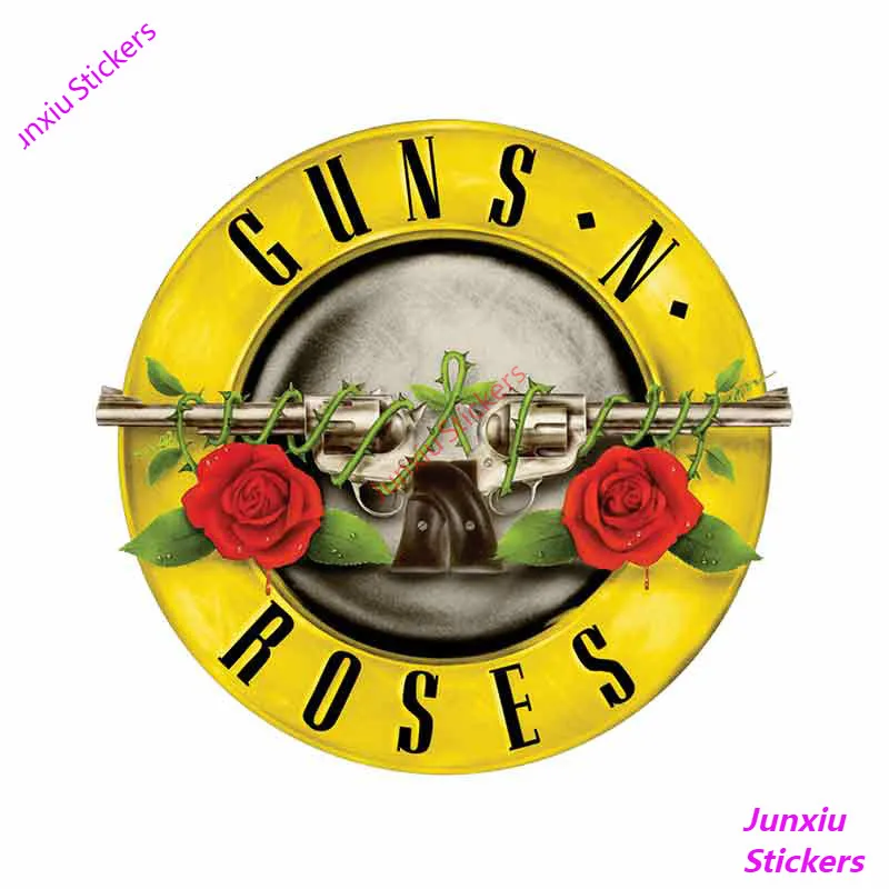 

Guns N Roses Sign Funny Colorful Car Stickers and Decals JDM RV VAN DIY Fine Decal for Bumper Trunk Truck KK Material KK12*12cm