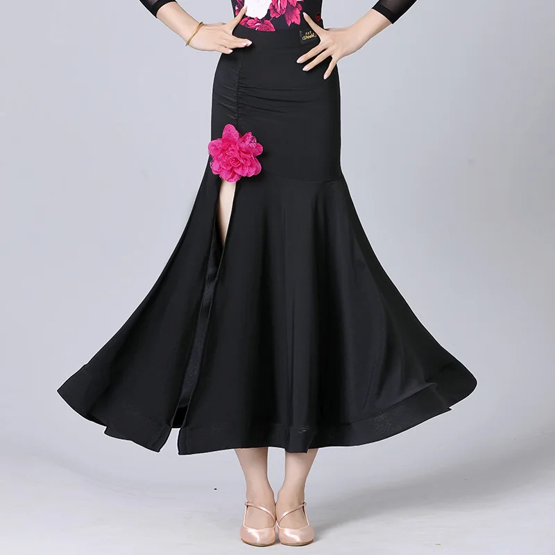 Ballroom Dance Skirts Women Party Modern Dancing Tango Performance Costume National Standard Waltz Clothes