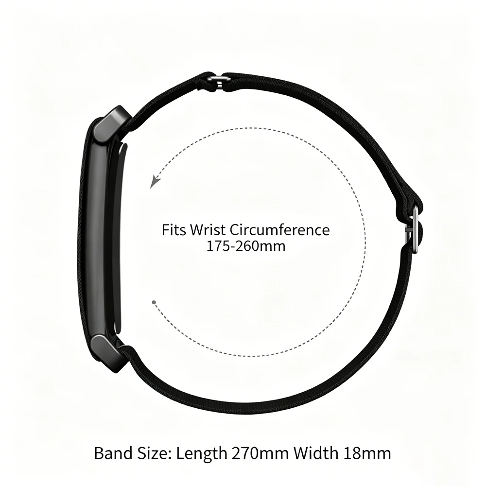 Enhanced Nylon Magnetic Wrist Band with Metal Frame