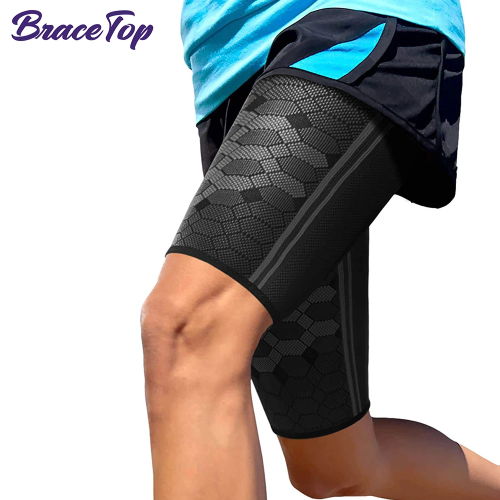 Sports Compression Thigh Sleeves (Pair)