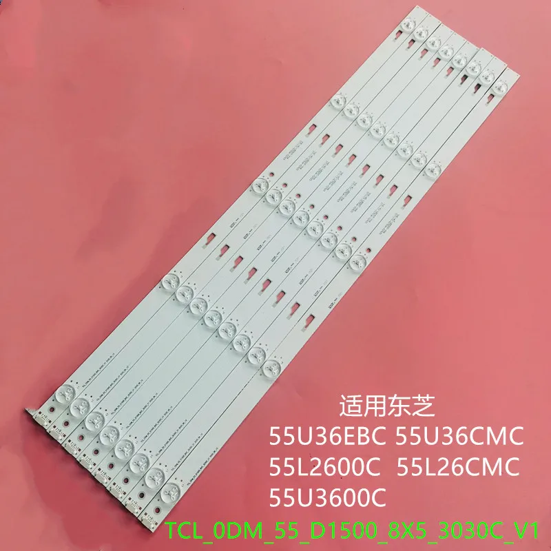 Barra Di Retroilluminazione A Led 5 Lampada Per Yhf-4C-Lb550T-Yha 55 L26Cmc 55 L2600C Lvf550Csdx 55 U3600C 55 U36Ebc Tcl-Odm-55-D1500-8X5-3030C-V1