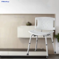 Tlhottop Adjustable Aluminium Height Bath and Shower Seat Shower Bench Bathroom Safety Shower ChairTub Bench Chair YJ-2051B 1