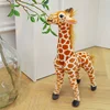 17.7inch Creative Simulation Giraffe Plush Toy Stuffed Animals Doll Giraffe Doll Living Room Ornament 2