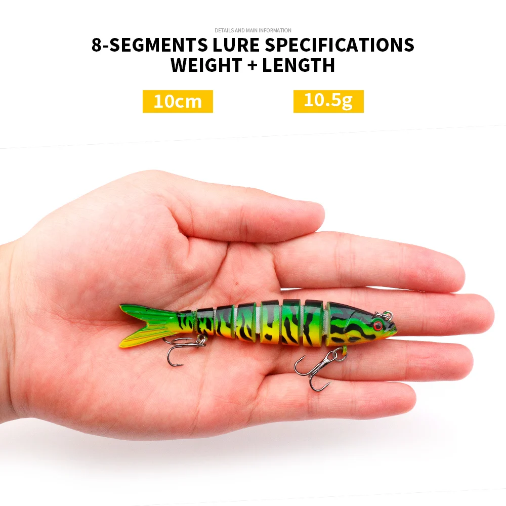 VTAVTA 100mm 10.5g 8 ׸Ʈ ŷ Wobblers  ̳ ϵ ΰ Baits ũ  Ƽ  Swimbaits