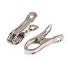 20Pcs Clothes Clips Stainless Steel Pool Towel Clips Clothes Pins Pegs Holders Clothing Quilts Clamps Sealing Clip Sewing Clip 5