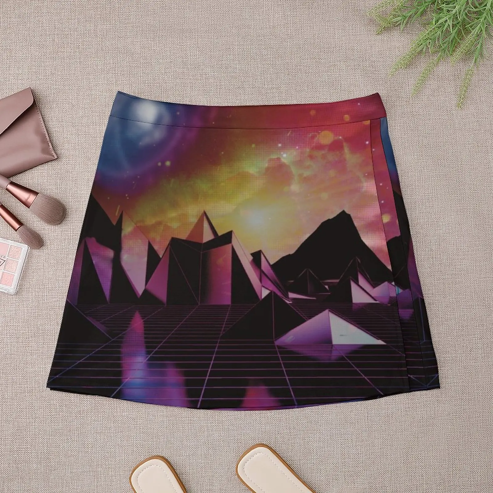 Synthwave adventures Mini Skirt short skirts for women Women skirt