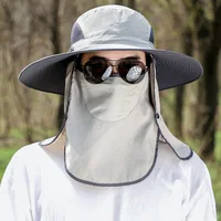 Big Face Significantly Thin Big Head Around The Hat fisherman's Cap Plus Size Large Size Wide Brim Male Sun Hats Cover Facek 1