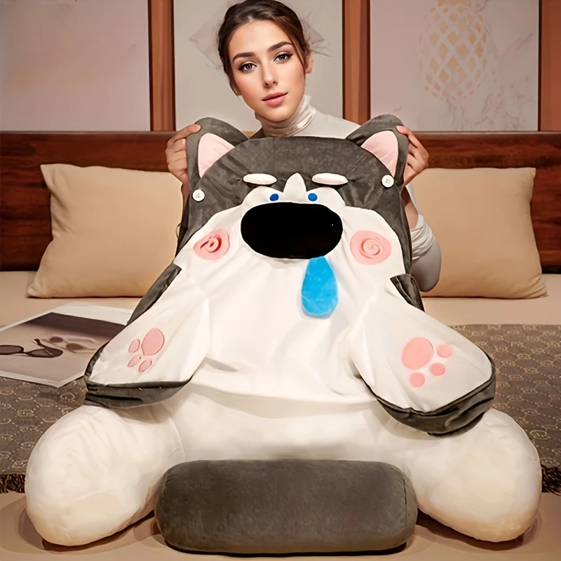 Multi-functional Headboard Pillow Lumbar Cartoon Bed Back Soft Bag Sofa Pillow Big Headboard Cushion,Office Pillow