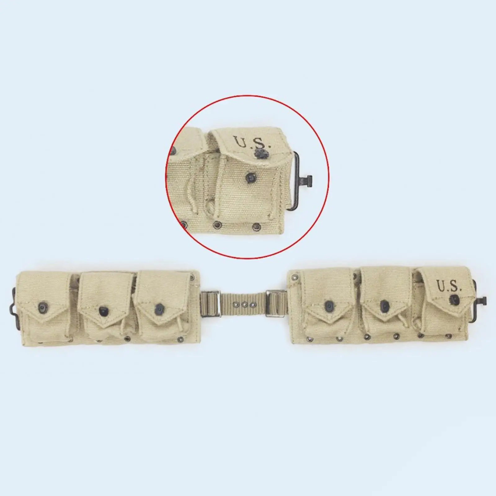

1/6 Soldier Jungle Carrying Belt Bag Handmade Classic Mini Small Bag, Miniature