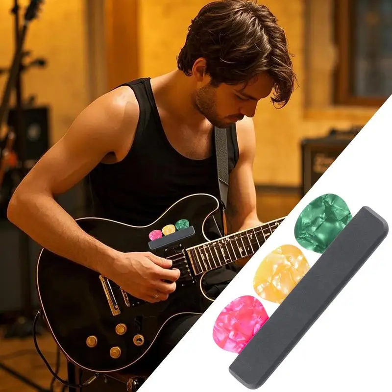 Guitar Picks Holder Plectrums Case Electric Acoustic Guitar Pick Box Case Storage Container For Ukulele Bass Players