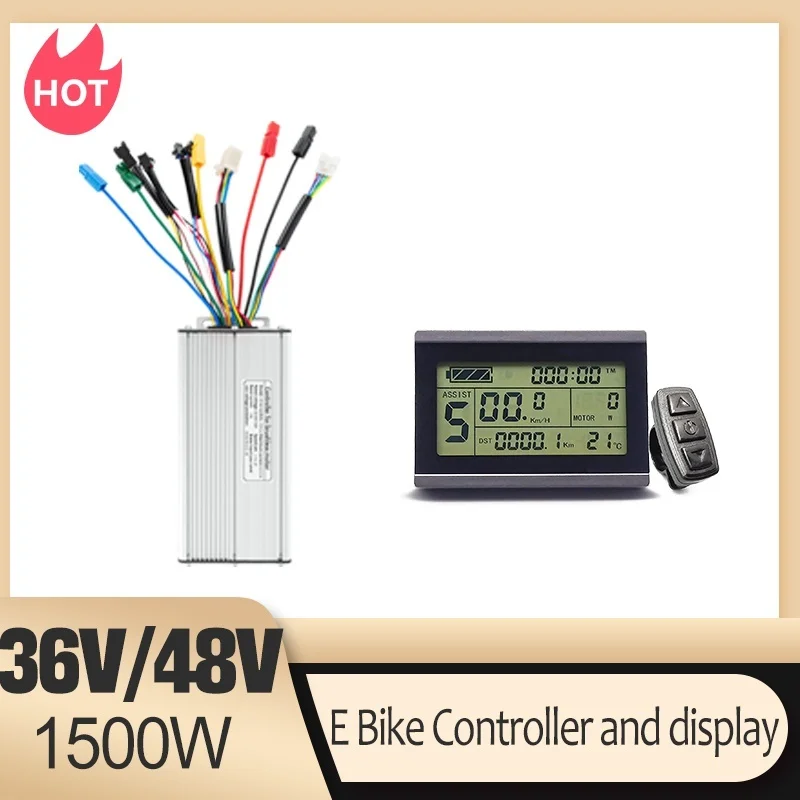 35A KT 컨트롤러 전기 자전거 컨트롤러 KT-LCD3 디스플레이 패널 포함 ..