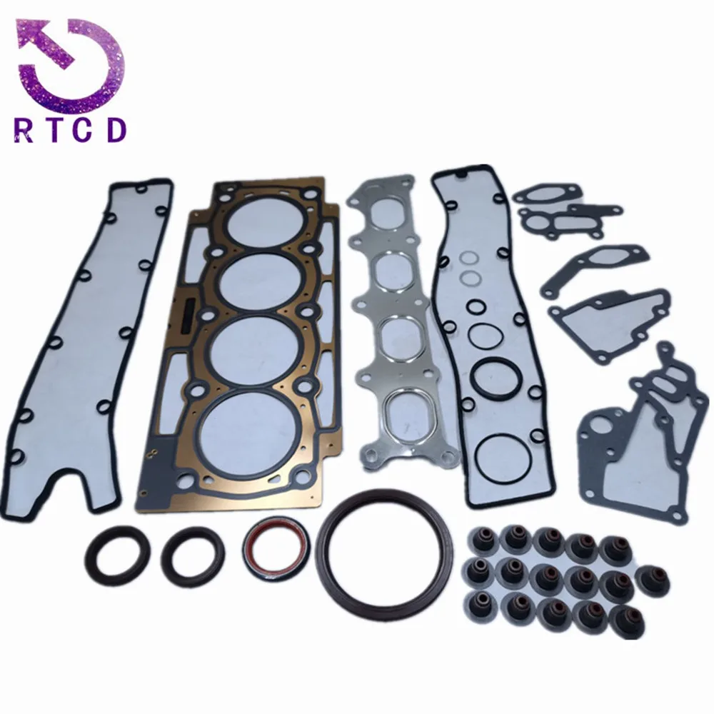 2.0Engine Overhaul Package Complete Engine Gasket For Peugeot 206 307 406 407 607 806 807 Citroen C4 C5 C8 0197Y1