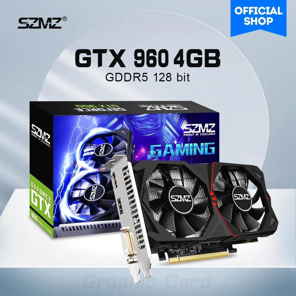 SZMZ Video Card NVIDIA Geforce GTX 960 2GB 4GB GDDR5 128 bit