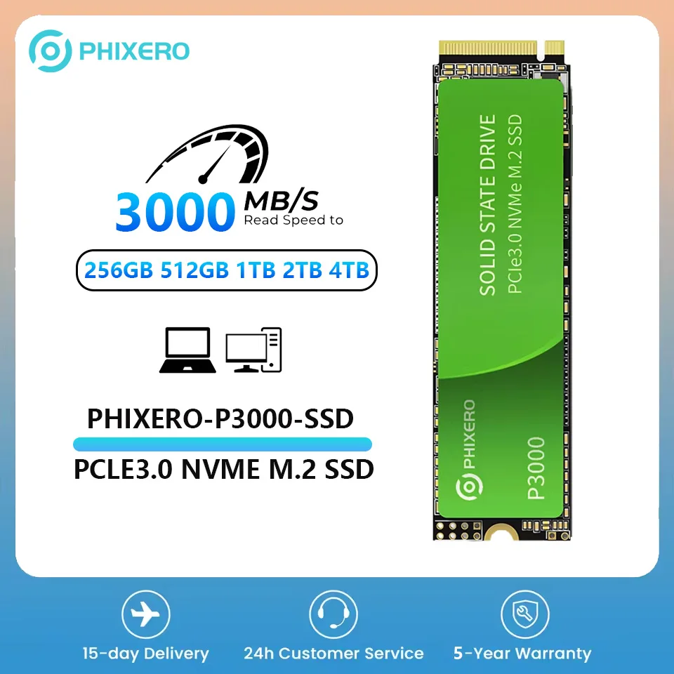 Phixero M2 Price PHIXERO P3000 2TB PCIe Gen3x4, 2280 - Main Image