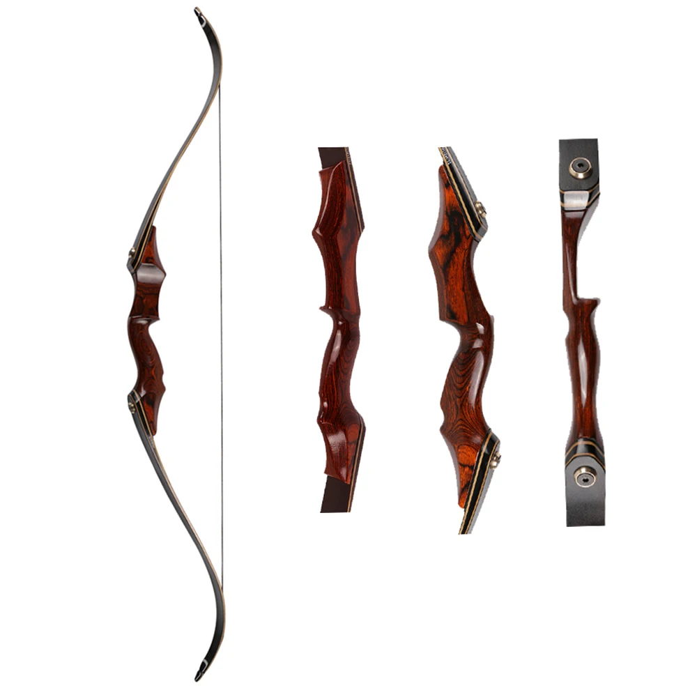 New Take down Bow Recurve Bow 58'' Right Handed Longbow 35-60lbs 