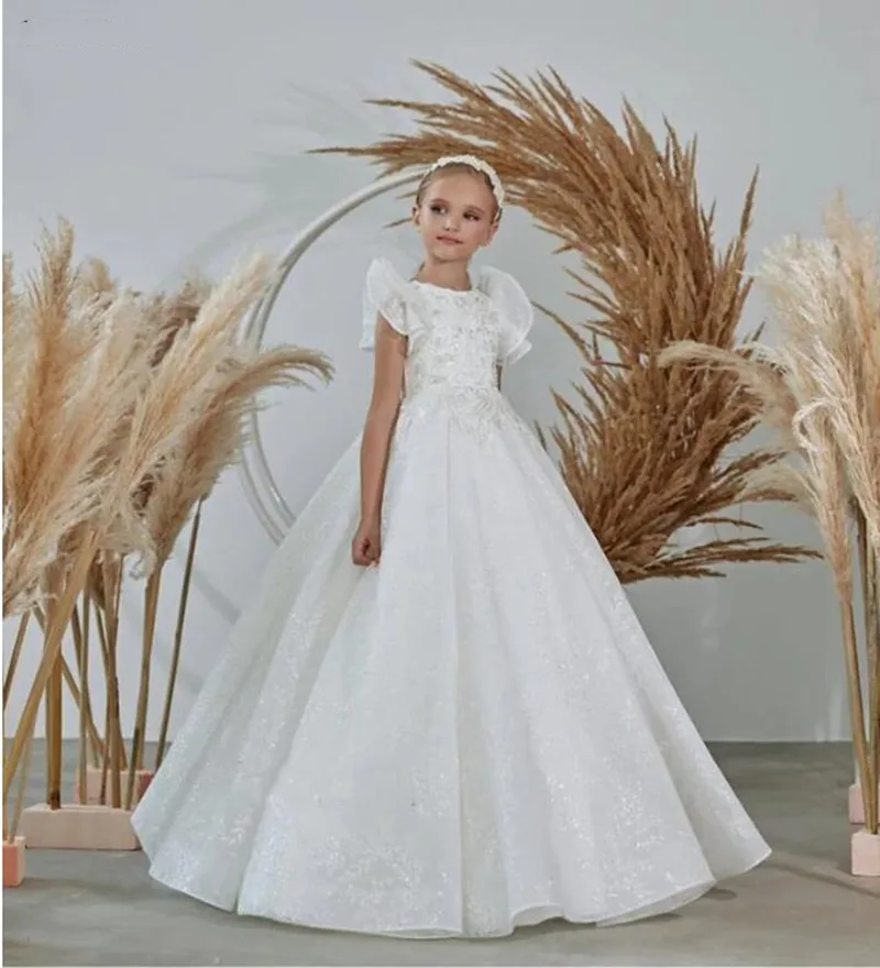 

Lace Flower Girl Dresses Little Girls Kids Dress Party Pageant Gown First Communion Dress