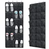 24/12 Grid Over The Door Shoe Rack with Large Mesh Pockets Hanging Shoe Organizer for Closet Hanging Shoe Rack Holder Hanger 1