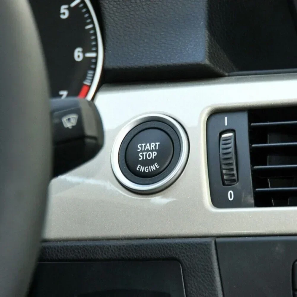 Start Stop Engine Button Switch Cover For BMW 1 3 5 Series E87 E90 E91 E92/E93 E60 E84 X3 E83 X6 E71 Z4 E89 Plastic Accessory