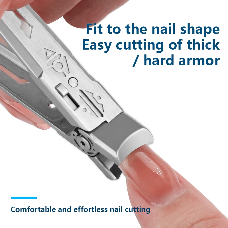 TJ SEGA Professional Nail Clipper Trimmer Cutter Robot Style Process Power and Beauty Thick Hard Toenail Fingernail Scissors