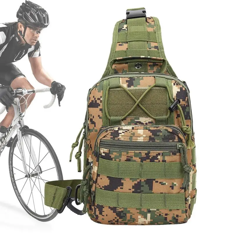 

Сумка-слинг через плечо 600d из ткани Оксфорд, регулируемая нагрудная Сумочка, маленький рюкзак-слинг для путешествий, треккинга, кемпинга, прогулок, велоспорта