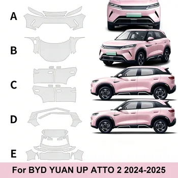 Pellicola Protettiva Trasparente in TPU 8.5MIL per Carrozzeria Auto BYD YUAN UP ATTO 2 2024-2025, Pellicola Protettiva Pre-Tagliata PPF Resistente ai Graffi
