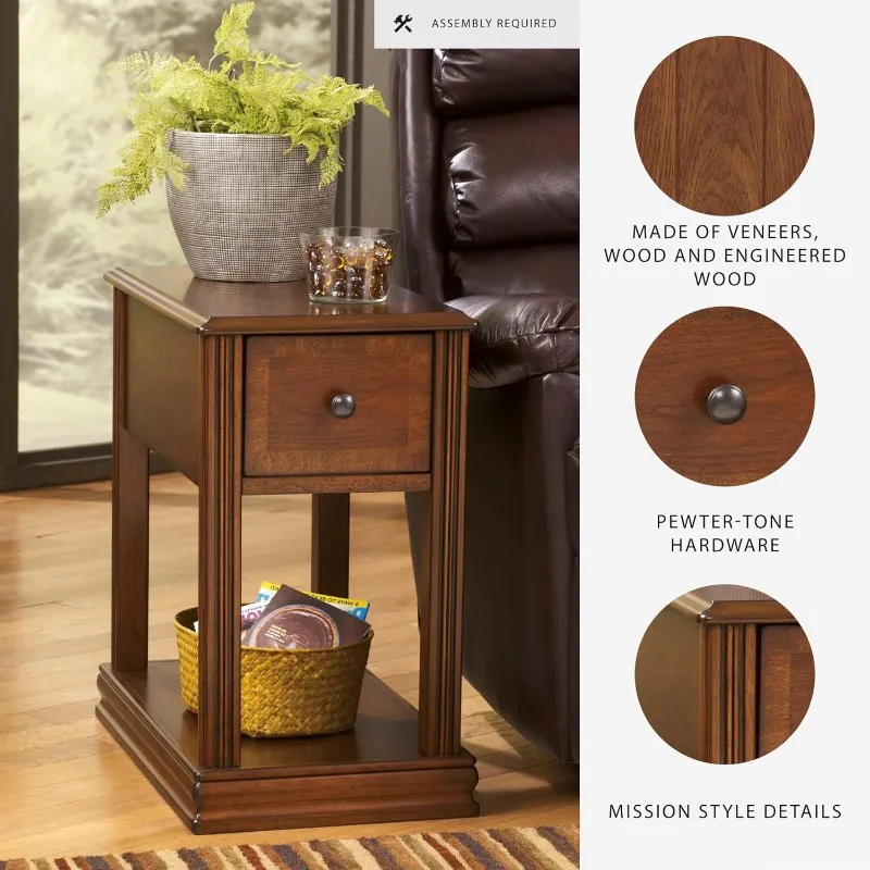 Ljustra End Table Side View
