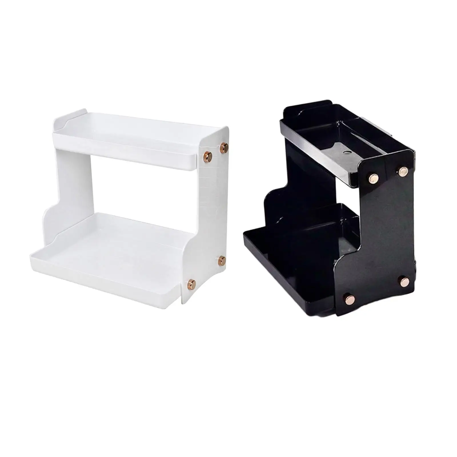 

Многофункциональные двухуровневые полки для макияжа, настольный органайзер, настольная полка