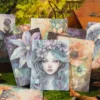 30pcs/pack Aesthetic Butterfly Light Paper Diary Decoration DIY Scrapbook Collage Junk Journal Planner Materials Paper 2