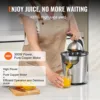 VEVOR Electric Citrus Juicer Orange Juice Squeezer with Two Size Juicing Cones 300W Orange Juice Maker with Soft Grip Handle  3