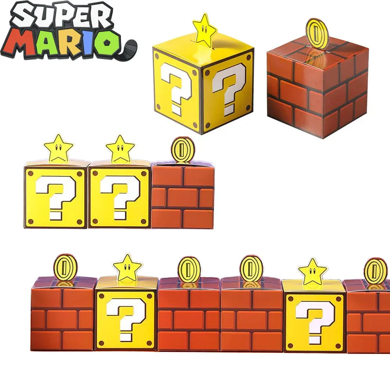 CajasdeRegalodeSuperMarioBrosparanioscajadepapeldejuego