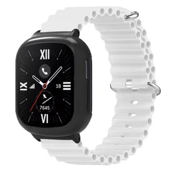 Premium Silicone Bracelet Strap for Ocean Bands - All-Day Comfort & Style (White)