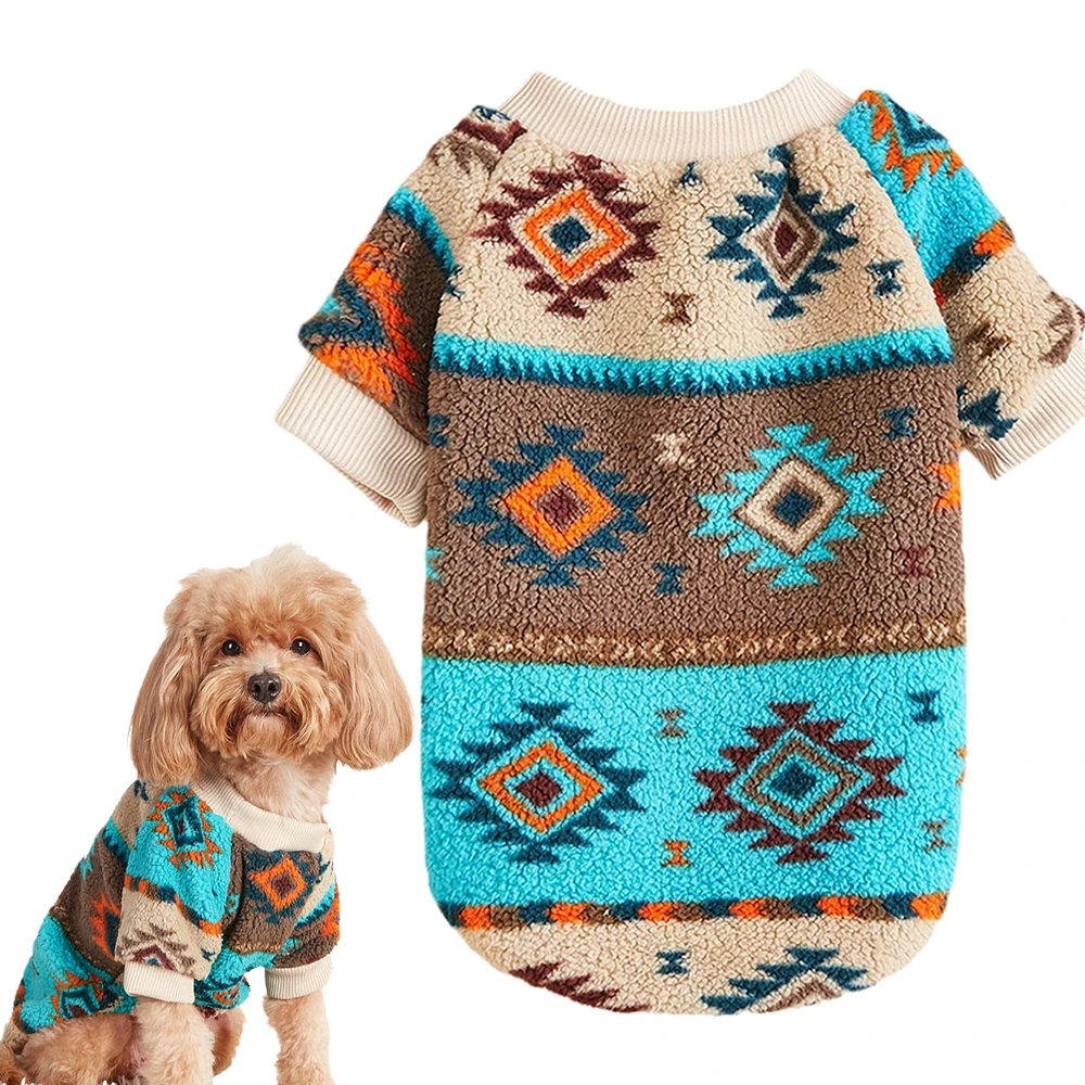 Totem Print Dog Sweater 1