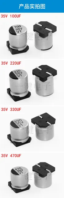 Aerzetix: C13129 5x Condensateur électrolytique Chimique 2200µF ± 20