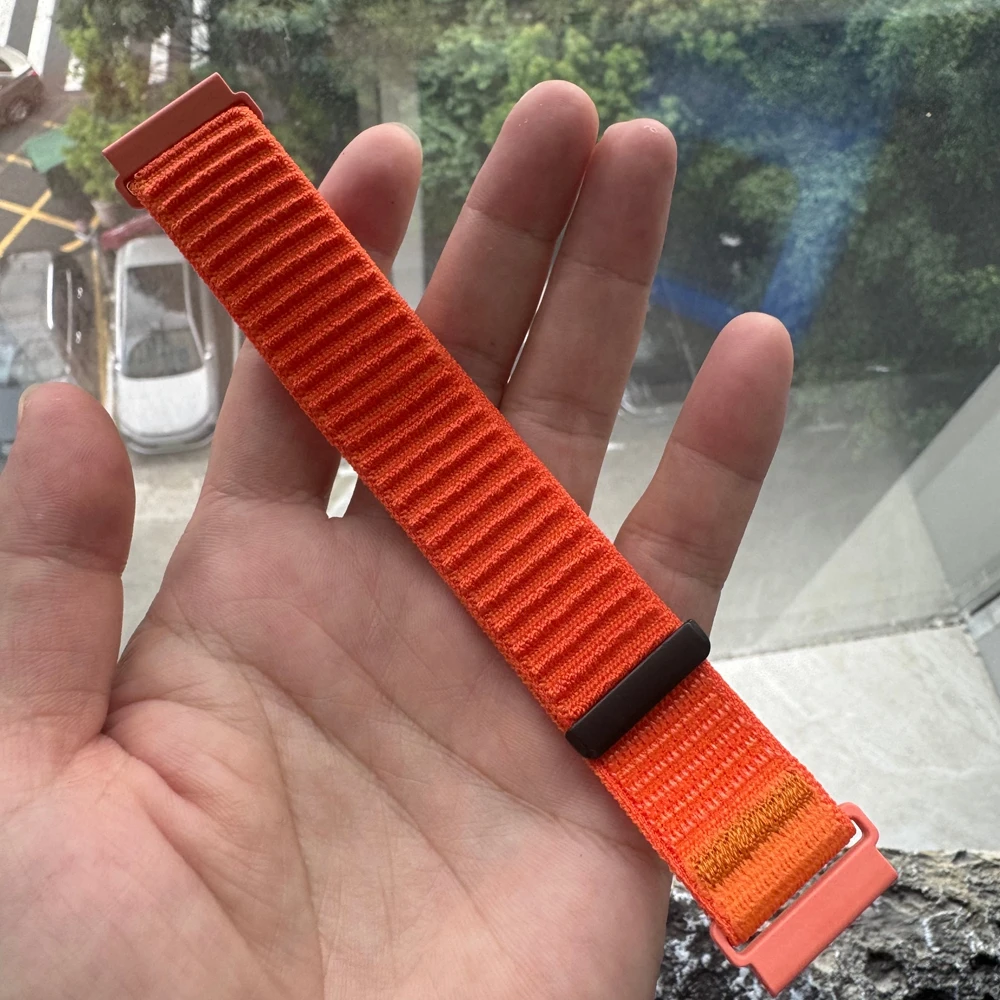 Breathable Nylon Sports Watch Strap, 20mm