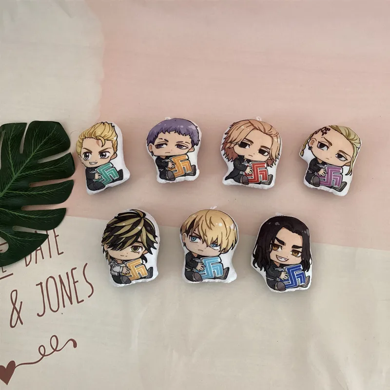 

Anime Tokoyo Revengers Cosplay 10cm Doll Toy Plush Dolls key chain Kids Adult Gift Pendant Accessories