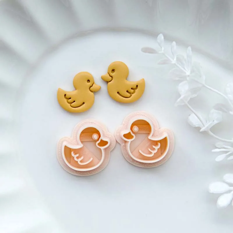 Polymer clay cutter rabbit/love duck/dala horse/love bird/gummy bear