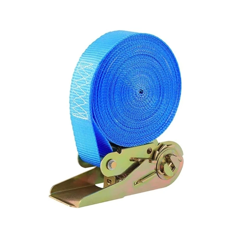 2/4/6/10M Car Tension Rope Tie Down Strap Strong Ratchet Belt Car Luggage Bag Cargo Lashing Strap for Truck Motorcycle Bike Boat
