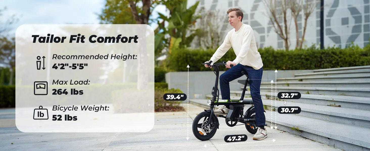 isinwheel electric bike for adults and Teens U1