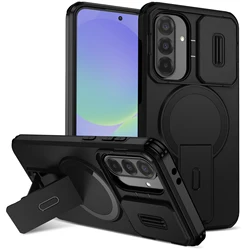 Dual Layer Protective Magnetic Case with MagSafe Compatibility - Galaxy S25 Ultra (Black)