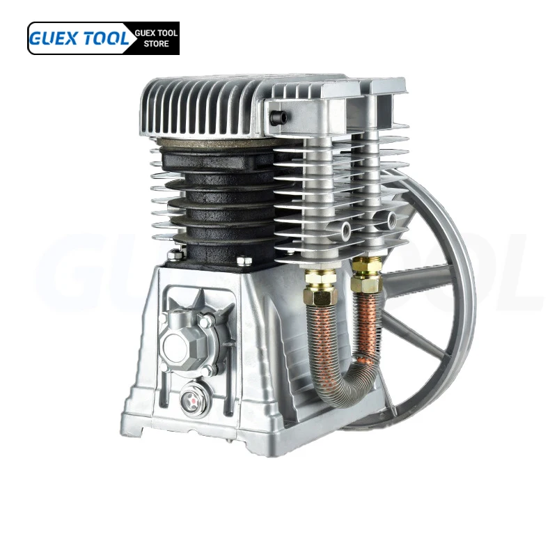 Air Compressor Heads Piston Cast Aluminium Piston Compressor 3kw Single Head Double Cylinder Aluminum Pump Head Assembly oem diesel engine cylinder head 4936081 5361593 5364892 for saa6d107e 2 excaisde6 7 qsb6 7 cylinder head assembly