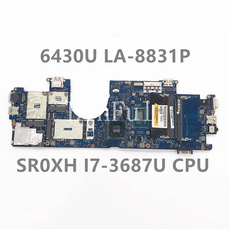 

Free Shipping High Quality Mainboard 6430U Laptop Motherboard QCZ00 LA-8831P With SR0XH I7-3687U CPU 100% Full Working Well