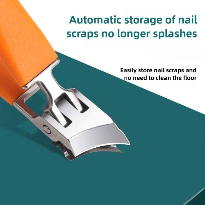 Special Anti-splash Nail Clippers Large Size ABS Toenail Cutter Diagonal Pliers Manicure Tools Household nails art tool 3