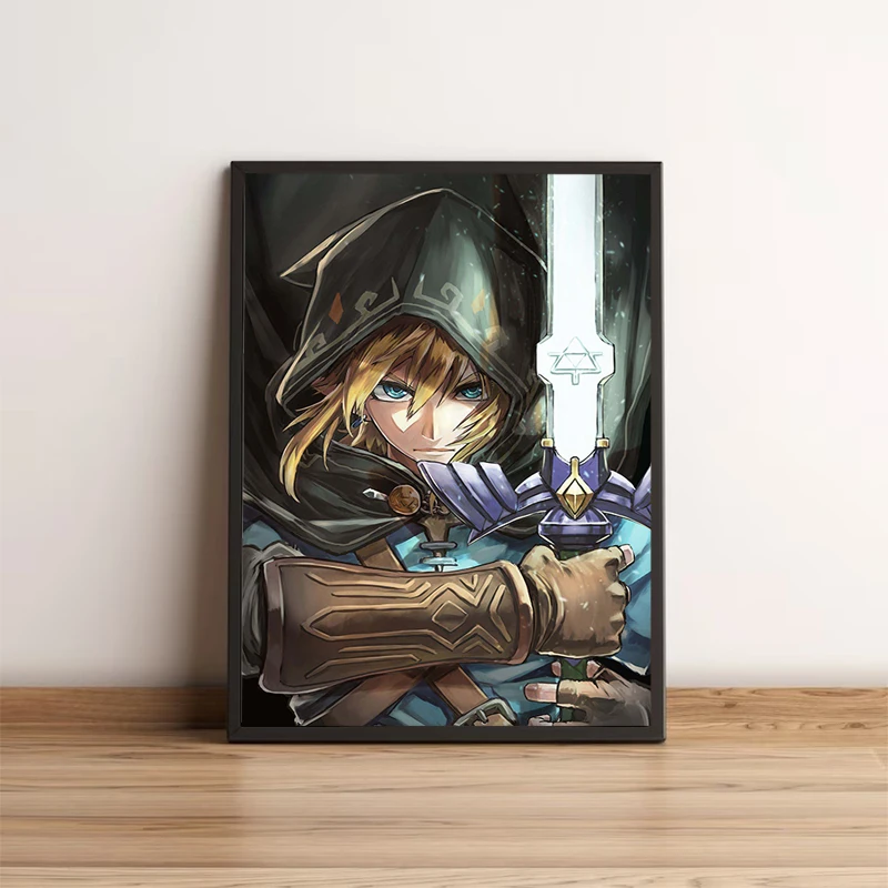

Wall Decoration for Home Decorations for the Room Legend of Zeldas Decorative Painting Cute Room Decor Canvas Poster Art Posters