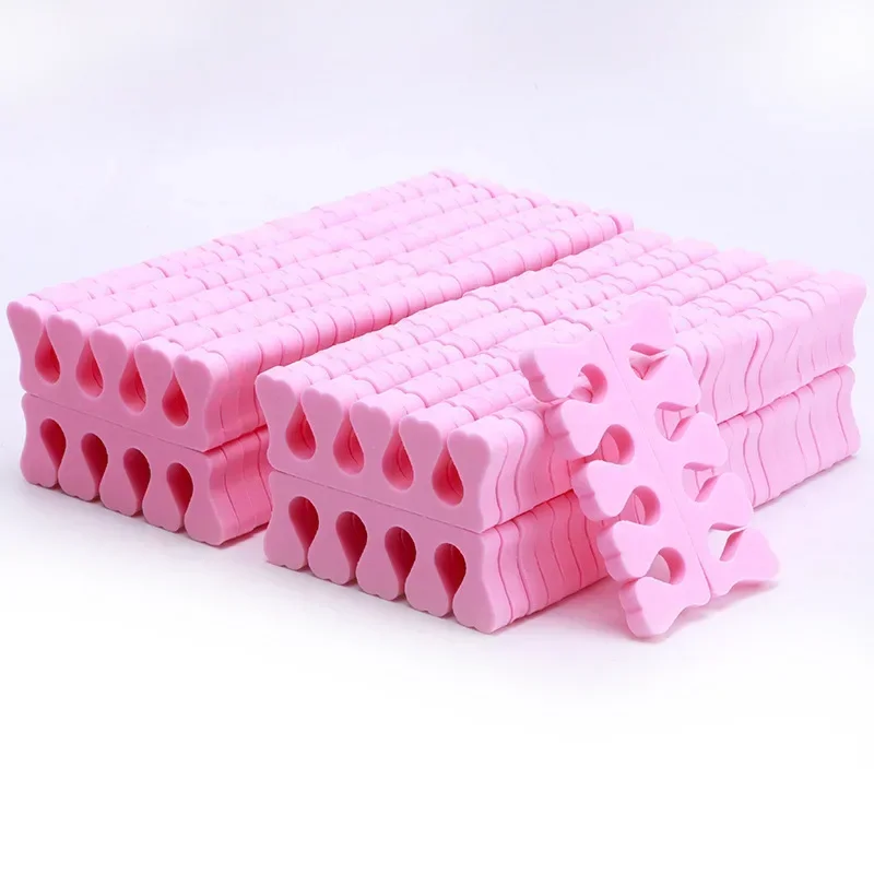 10//50/100Pcs Sponge Nail Art Toe Separators UV Gel Polish Soft Fingers Foots Separator Beauty Tools Manicure Pedicure Nail Kits