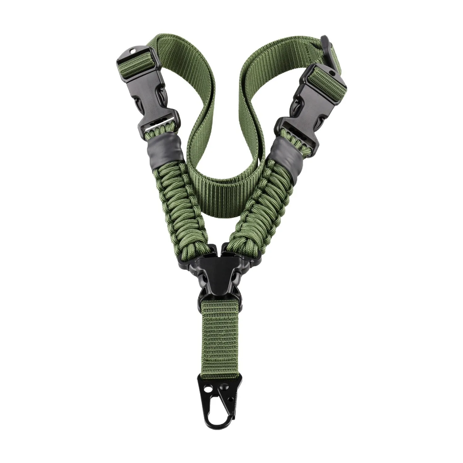 Nylon Gewehr Schwimmhäute Vertikale Einzelpunkt Seil Jagd Schnelle Einstellung Länge Paracord Outdoor Multifunktionale Taktische Harness – Detail 18